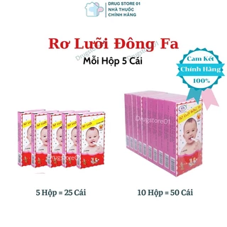 Rơ lưỡi 3 Con Nai Đông FA vệ sinh làm sạch lưỡi, răng miệng em bé 5 Hộp/10 Hộp