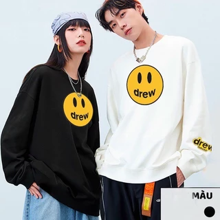 Áo nỉ Sweater Mặt Cười Driu chất liệu nỉ bông dày dặn phù hợp mặc đôi, Áo Nỉ Unisex Nam Nữ