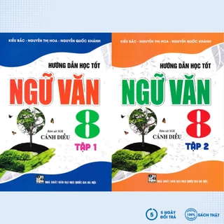 Sách - Combo Hướng Dẫn Học Tốt Ngữ Văn 8 - Tập 1 + 2 (Bám Sát SGK Cánh Diều) (Bộ 2 Cuốn) - HA