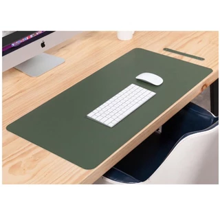 Miếng Lót Bàn Làm Việc DeskPad Da Bằng Da  PU , Thảm Trải Bàn Làm Việc 2 Mặt 2 Màu Cao Cấp Chống Nước Tiện Lợi