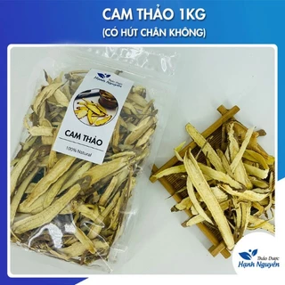 Cam thảo khô thái lát 1kg (Trà cam thảo dưỡng nhan, thanh nhiêt, ngọt, thơm) - Thảo Dược Hạnh Nguyên