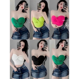 [Dani Clothing] Áo ống xoắn ngực (có mút) croptop chất thun borip loại 1 siêu đẹp - B5K xưởng may HP - quần áo mữ hottre