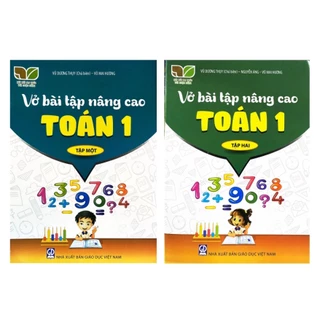 Sách Combo Vở bài tập nâng cao Toán lớp 1 (2 tập)