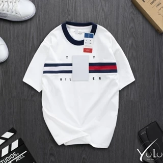 Áo thun nam nữ Tommy Hilfiger Essential Flag Logo T-Shirt Hàng Chất Lượng Cao