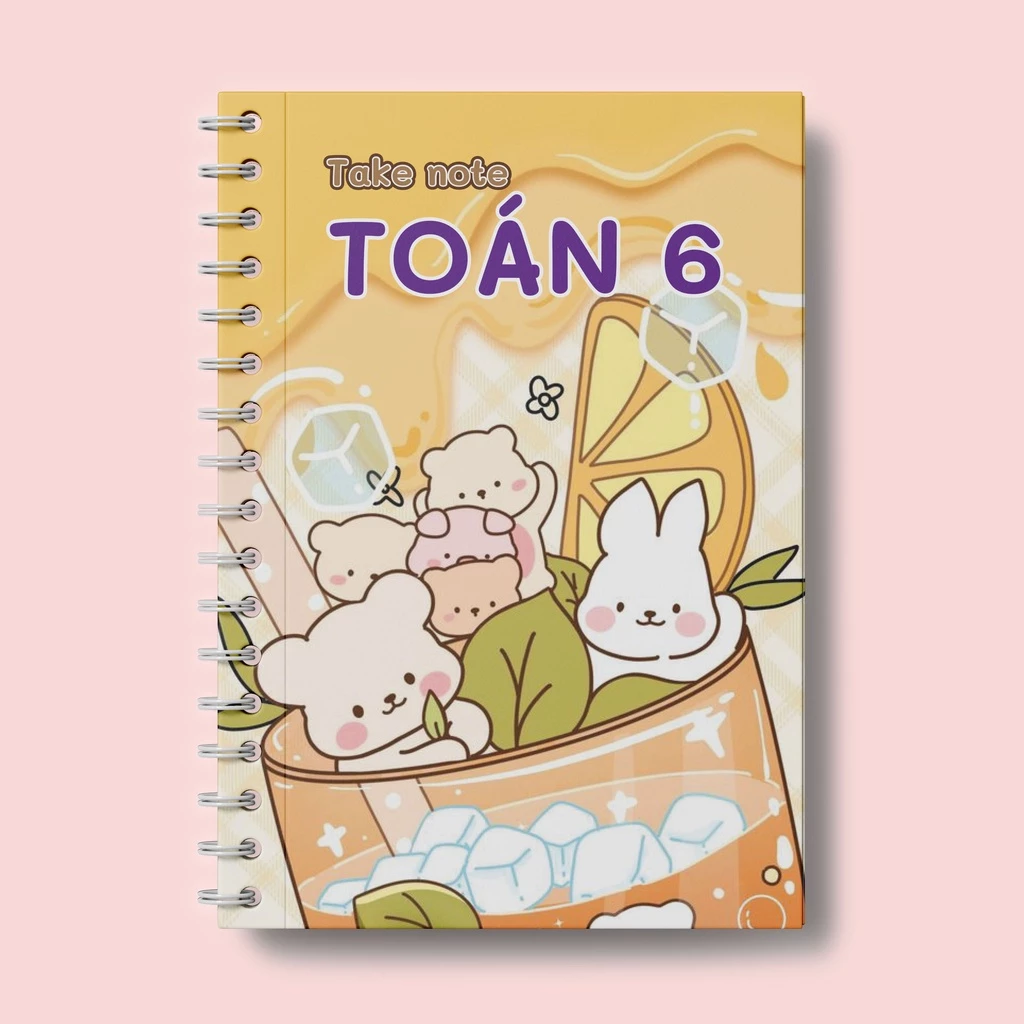 Sổ Giấy Lò Xo Take Note Toán 6 TUANVIET BOOKS cỡ A5 (Phiên Bản Mới Nhất)