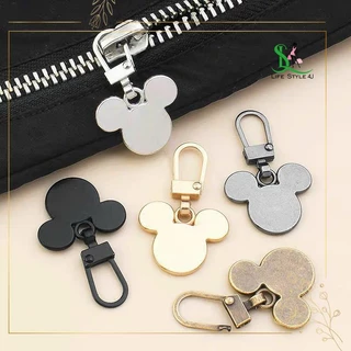 Móc khoá đầu mickey, móc khoá dây kéo, phụ kiện quần áo túi xách tạo điểm nhấn - Life Style 4U