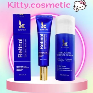 Combo Kem Dưỡng Retinol + Serum K lady 2% - Chống Lão Hóa,Tái Tạo Da,Ngăn Ngừa Mụn