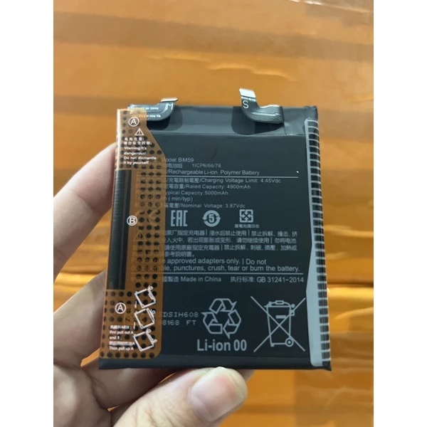 Pin Xiaomi Mi 11T / Xiaomi BM59 (4900mAh) Dung lượng chuẩn bảo hành 1 đổi 1