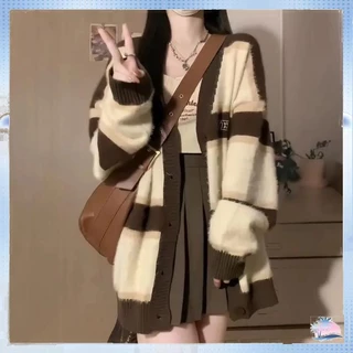 Áo Khoác cardigan Dệt Kim Phong Cách Mùa Thu Cho Nữ