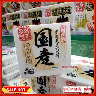 [CHỈ GIAO MIỀN BẮC] Natto đậu nành lên men Nhật Bản (1 set gồm 3 hộp)