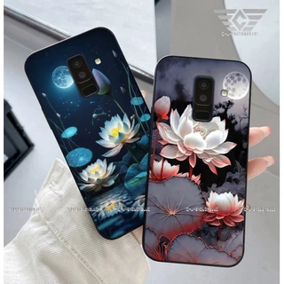 Ốp lưng Samsung a6 2018 / ss a6 plus / ss j8 2018 in hình hoa sen tài lộc may mắn 2709