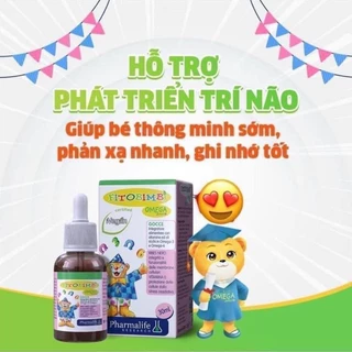 Omega Junior fitobimbi  giúp bé phát triển não bộ sớm , nhanh nói, thông minh mắt sáng tinh anh. omega thực vật ko tanh