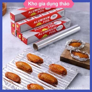 Giấy bạc nướng thực phẩm nồi chiên không dầu nướng thịt cách nhiệt bọc thức ăn