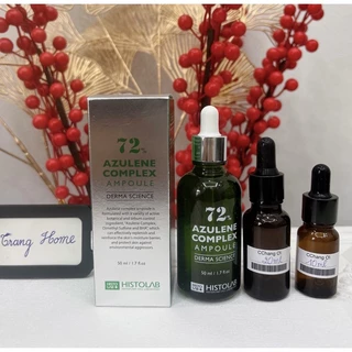 Tinh Chất Serum Histolab Azulene Complex Ampoule 72% - Giảm ngừa mun và Kiểm soát dầu nhờn 50ml