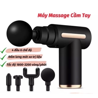 ✅( Đã TEST)-Máy massage cầm tay 6 chế độ - súng massage trị đau giãn cơ