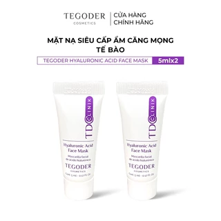 [HB Gift] Bộ đôi mặt nạ siêu cấp ẩm căng mọng tế bào Tegoder Cosmetics HA mask 5MLx2