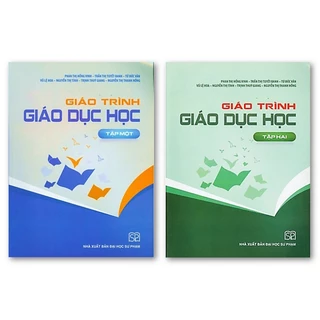 Sách - Combo Giáo Trình Giáo Dục Học (2 Tập)