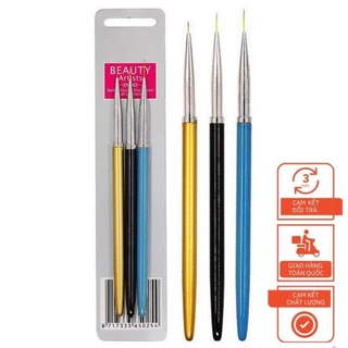 Cọ Nét Vẽ Móng Tay Nail Set 3 Cây .