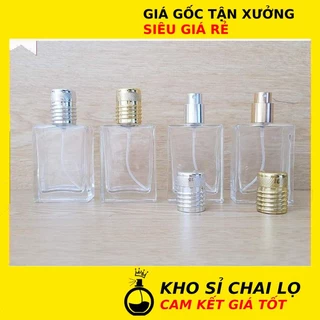 [KHO SỈ RẺ] Chai Lọ Chiết Nước Hoa 30ml Hcn Nắp Sọc Ngang