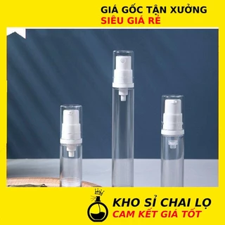 Chai Chiết Mĩ Phẩm ❂ Chai Lọ Nhựa Hút Chân Không Xịt Giọt, Phun Sương 5ml,10ml,15ml,20ml,30ml,50ml,100ml