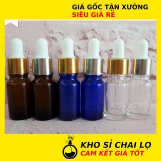 [KHO SỈ RẺ] Chai Lọ Chiết Serum ☀ [5ml,10ml,15ml,20ml,30ml] Chai Lọ Đựng Tinh Dầu Bóp Giọt Chiết Serum, Nước Hoa