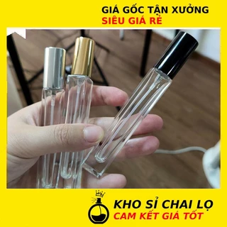 [KHO SỈ RẺ] Lọ Chiết Nước Hoa ❂ Chai Chiết Nước Hoa Hình Trụ 5ml,10ml,20ml,30ml Đựng Dầu Thơm , Phụ Kiện Du Lịch