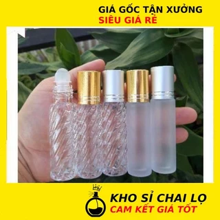 [KHO SỈ RẺ] Chai Lọ Chiết Nước Hoa ❂ Vỏ Chai Lọ Chiết Nước Hoa 10ml Dạng Bi Lăn , Phụ Kiện Du Lịch