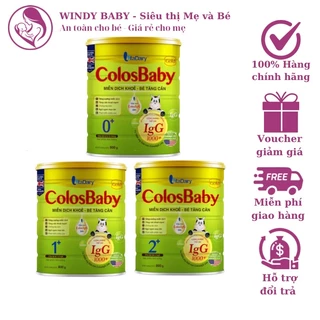 Sữa bột Colosbaby Gold 0,1,2+ 800g - Miễn dịch khoẻ, bé tăng cân