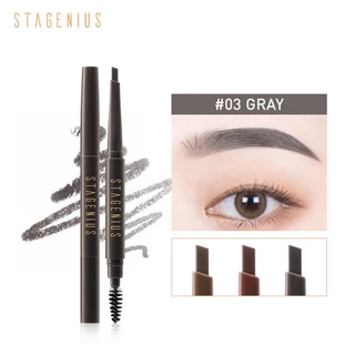 Chính hãng Bút kẻ mày STAGENIUS 2 đầu kháng nước lâu trôi 0.16g