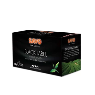 Trà Black Label SAVO (Trà đen túi lọc)