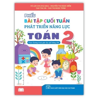 Sách - Phiếu bài tập cuối tuần phát triển năng lực Toán 2 - cánh diều - Theo chương trình phổ thông 2018