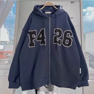 ÁO KHOÁC NỈ HOODIE F426 ZIPPER DÂY KÉO TRƠN NÓN 2 LỚP DÀY DẶN TP20  alo_shop