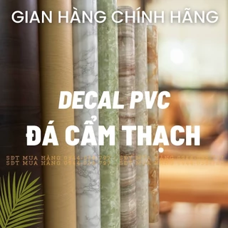 Tấm Dán Tường Decal PVC Vân Đá Hoa Cương Sẵn Keo - Trang Trí Nội Thất Đẳng Cấp