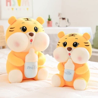 Gấu Bông Khổng Lồ Hổ Baby Ôm Bình Sữa, Gấu Bông Cute Dễ Thương Ôm Ngủ Mềm Mại - G04