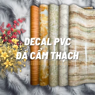 Tấm Dán Tường Decal PVC Vân Đá Hoa Cương Sẵn Keo - Trang Trí Nội Thất Đẳng Cấp