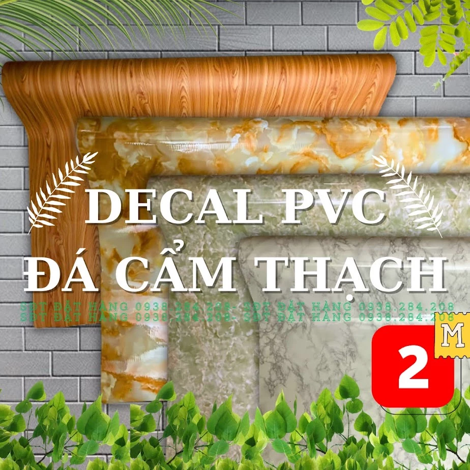 2 Mét Dài Miếng Dán Tường Giả Gạch Đá Hoa Cương - Trang Trí Nội Thất Tinh Tế