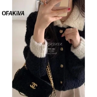 Áo Khoác cardigan Dệt Kim Dày Dặn Mềm Mại Thời Trang Thu Đông Cho Nữ