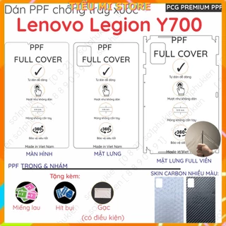 Dán PPF & Skin Lenovo Legion Y700 / Y700 (2023) cho màn hình,mặt lưng, full viền loại trong, nhám chuẩn xịn