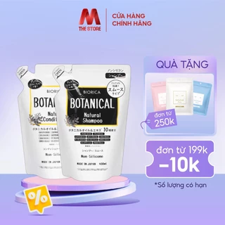 Dầu gội Hatomugi Botanical Táo Đen Nhật Bản giúp mềm tóc ngăn rụng tóc kích thích mọc tóc Gói 400ml