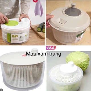 Rổ quay rau xịn song long làm ráo rau ngay tức thì, tạo được độ tươi lâu của thực phẩm