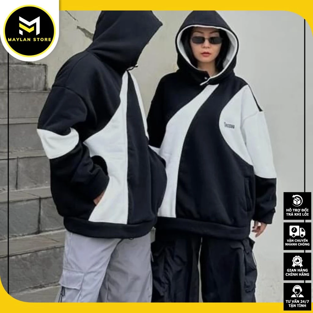 Áo Khoác Hoodie DESSUU Thời Trang Nam Nữ Cao Cấp, Chất Vải Nỉ Bông Dày Dặn, Thấm Hút Mồ Hôi, Tôn Dáng Chuẩn Xịn