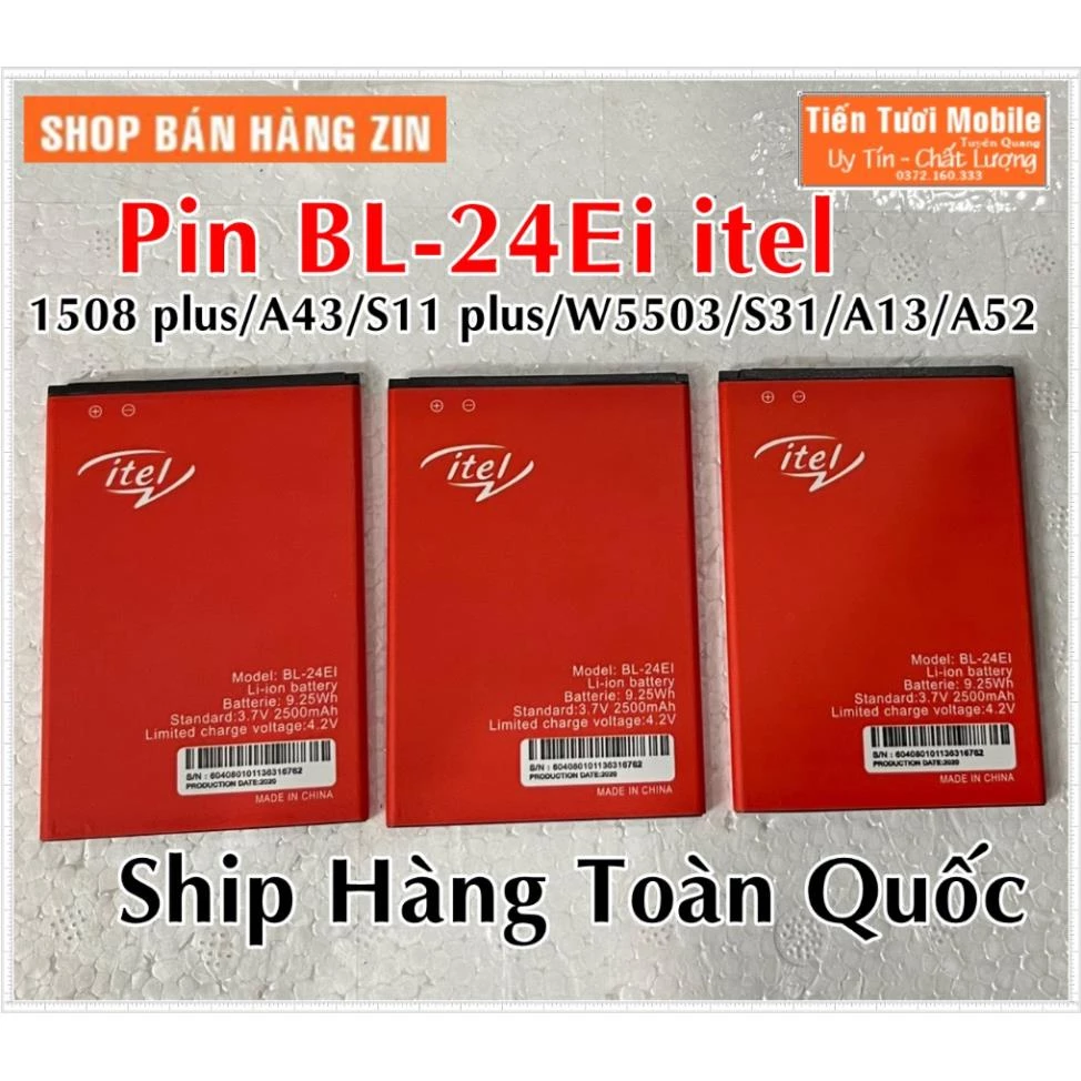 pin BL 24Ei/1508 plus/A43/S11 Plus/A13/w5503/S31/A52- Itel