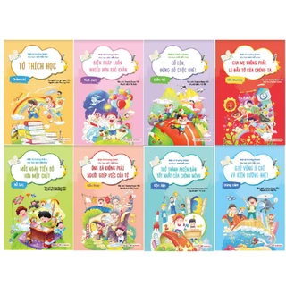 Sách -Bộ 8 cuốn Nhật ký trưởng thành cho học sinh tiểu học (yêu thương,tích cực,kiên trì,nỗ lực,chăm chỉ,hiếu thảo,dũn