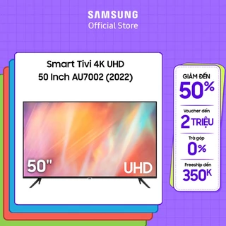 ( Smart Tivi Samsung 4K UHD 50 Inch UA50AU7002KXXV - Miễn phí lắp đặt