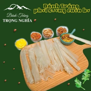 [1 Bịch]-Bánh Tráng Phơi Sương Cuộn Bơ Trong Nghĩa