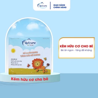 Avisure ZinC kẽm hữu cơ cho bé hỗ trợ ăn ngon, tăng đề kháng 20 ống - Chính Hãng