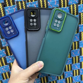 Case ốp lưng Xiaomi Redmi Note 11 4G viền dẻo màu lưng nhám mờ sang trọng bảo vệ camera