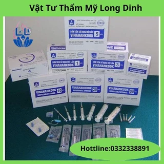 Bơm Tiêm Vinahankook 1ml , 3ml, 5ml ,10ml , 20ml , 50ml Hộp