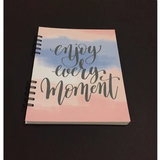 Sổ lò xo PinkHolic 178 trang - 19x24 cm (gần B5) - Ruột giấy trắng (MIỄN PHÍ in tên/quote) - Personalized Notebook