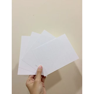 60 tờ Giấy 104 gsm Refill Sổ còng 11x14,7 cm (gần A6) - chấm bi / kẻ ngang / ô vuông / trơn - 60 sheets of refill paper